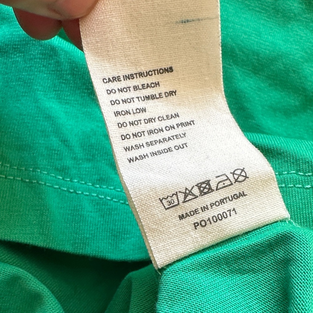 PANGAIA Green Cropped T-Shirt - Picture 5 of 8